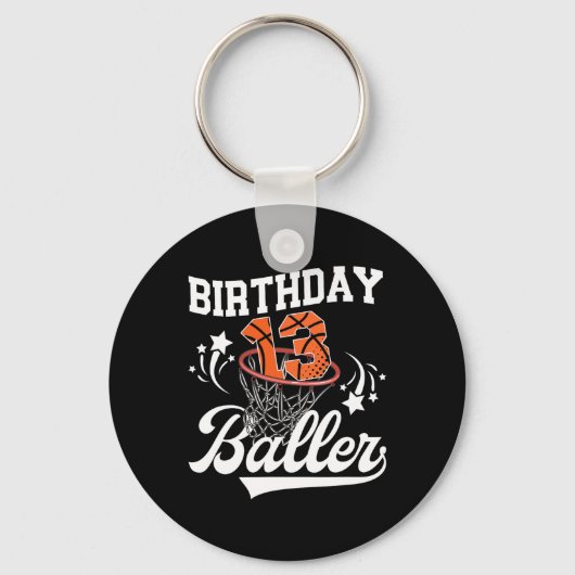 13th Sketll Birthday Thirteen Year Old Sketll Play キーホルダー (正面)