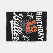 13th Sketll Birthday Thirteen Year Old Sketll Play フリースブランケット (正面(横))