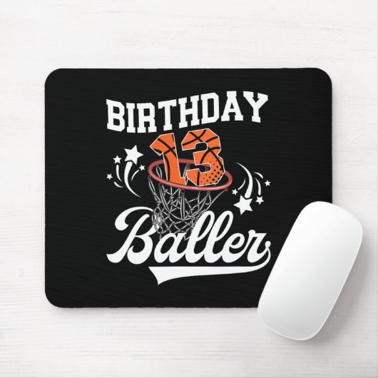 13th Sketll Birthday Thirteen Year Old Sketll Play マウスパッド (マウス)