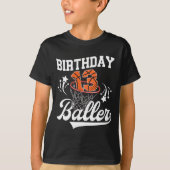 13th Sketll Birthday Thirteen Year Old Sketll Play Tシャツ (正面)