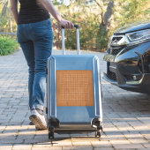 13x13ゴバンと白い線カスタマイズ可能14インチx14インチ シール (スーツケースインサイチュ)