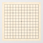13x13ゴバン木材テクスチ淡い色のャのカスタマイズ可能デカール ウィンドウサイン (シート)