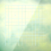 13x13 Goban明るい青の透明デカール ウィンドウサイン (シート3)