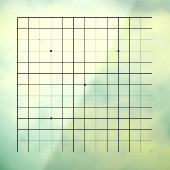 13x13 Goban透明カスタマイズ可能デカール ウィンドウサイン (シート3)