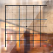 13x13 Goban透明カスタマイズ可能デカール ウィンドウサイン (シート2)