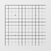 13x13 Goban透明カスタマイズ可能デカール ウィンドウサイン (シート)