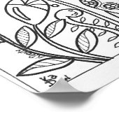 13x19カラーリングポスタースパイダー ポスター (角)