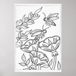 13x19カラーリングポスター ポスター