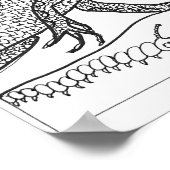 13x19リザードの着色ポスター ポスター (角)