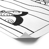 13x19着色ポスターシベリア飛んでいるリス ポスター (角)