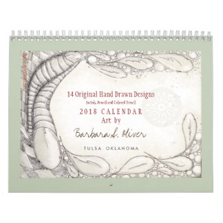 14の原図、カレンダー2018年 カレンダー