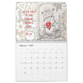 14の原図、カレンダー2018年 カレンダー (2月 2027)