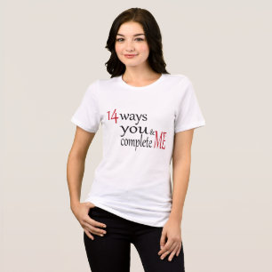 14の方法で私を完成 トライブレンドTシャツ