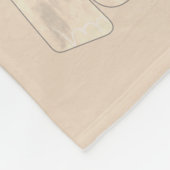 14アイボリー結婚記念日フリースブランケット フリースブランケット (角)