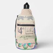 14アイボリー記念日オパール スリングバッグ (正面)