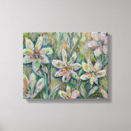 14インチx 11インチ抽象芸術フローラ絵画キャンバス キャンバスプリント