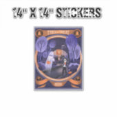 14インチX 14インチSTICKERS シール (正面)