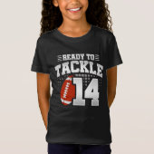 14サッカーパーティー14日誕生日 Tシャツ (正面)