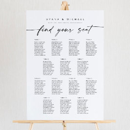 14テーブモダンルが座席表を見つける ポスター