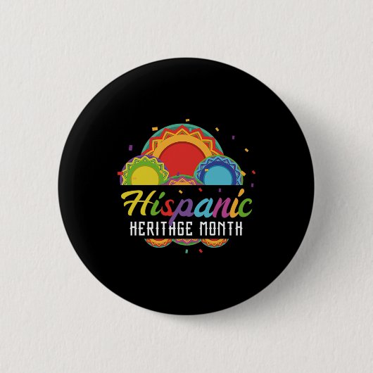 14ヒスパニック伝統月 缶バッジ (正面)