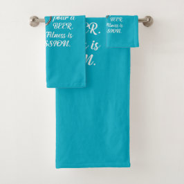 14ビールを注ぐと筋肉が活性化する。 バスタオルセット