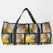 14フォトコラージュテンプレート独自のおもしろいを作成 ダッフルバッグ (正面)