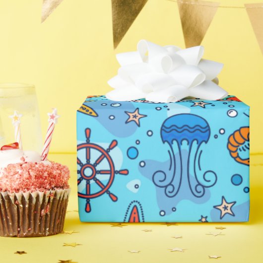 #14ヘブン航海のラッピング紙「ビッグサイズ」 ラッピングペーパー (誕生日パーティー)