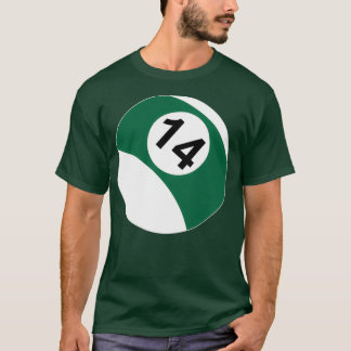 14ボールプールアンプビリヤード Tシャツ