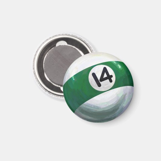 14ボール マグネット (正面/裏面)