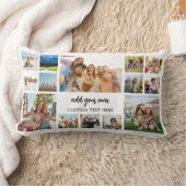 14モダンパーソナライズされた枚コラージュ ランバークッション (ブランケット)