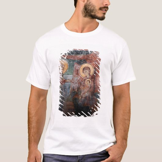 14世紀のセルビア教会のフレスコ画 2 Tシャツ (正面)