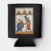 14世紀のトーナメントで騎士と戦う 缶クーラー (正面)