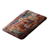 14世紀セルビア教会のフレスコ画 マグネット (左側)