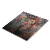 14世紀セルビア教会のフレスコ画 2 タイル (側面)
