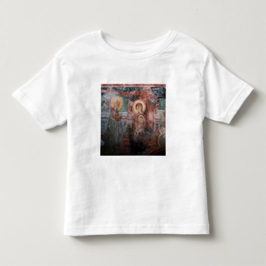 14世紀セルビア教会のフレスコ画 2 トドラーTシャツ (正面)