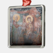 14世紀セルビア教会のフレスコ， 2 メタルオーナメント (左)