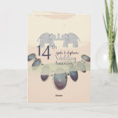 14位のア結婚ニバーゼイエファンツ&オパ空白のルズC カード (裏面)