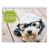 14写真フルカバレッジ – モダンミニマルデザイン カレンダー (カバー)