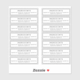 14原料澄んラベル2.9 X 1.15インチ シール