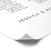 14台のテーモダンブルで座席表を確認 ポスター (角)