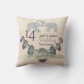 14周年オパ結婚ル&ゾウアイボリー クッション (裏面)