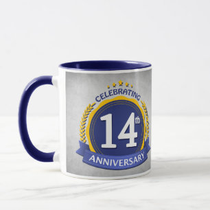 14周年コ結婚ーヒーマグ マグカップ