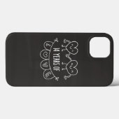 14周年記念ギフトチョークハート Case-Mate iPhoneケース (裏面 (横))