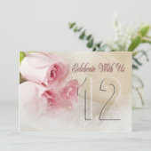 14年間の記念日パーティの招待状 招待状 (スタンド正面)