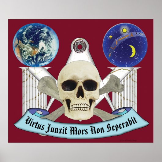 14度スカル ポスター (正面)