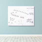 14日のセントビンセント岬の戦いの計画 キャンバスプリント (インサイチュ (ウッドフロア))