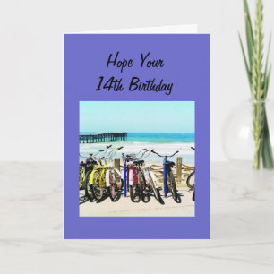 「14日」の誕生日が思い出に残る カード