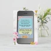 14日 19日 16日 15日 18日 21日 ケータイ バースデー 招待状 (スタンド正面)