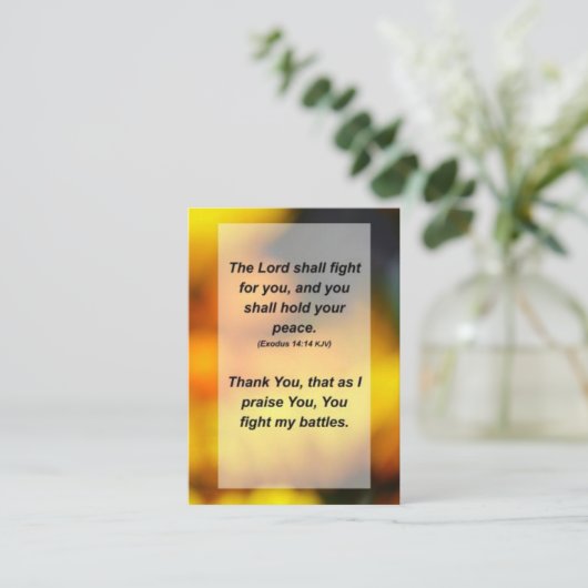 14時14分，主はあなたとあなたのために戦わなければならない エンクロージャーカード (スタンド正面)