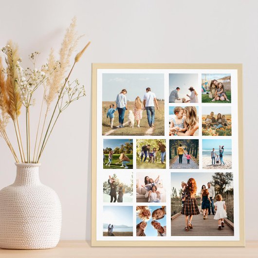 14枚モダンのコラージュ ポスター